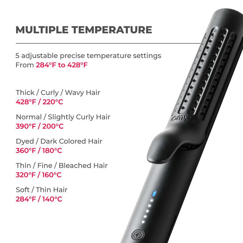 Transform Your Hair with the TYMO AIRFLOW 2-In-1 Hair Straightener & Curler - The Ultimate Cooling Air Curler for Effortless Styling