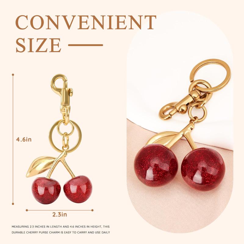 Cherry Pop Bag Charm Keychain