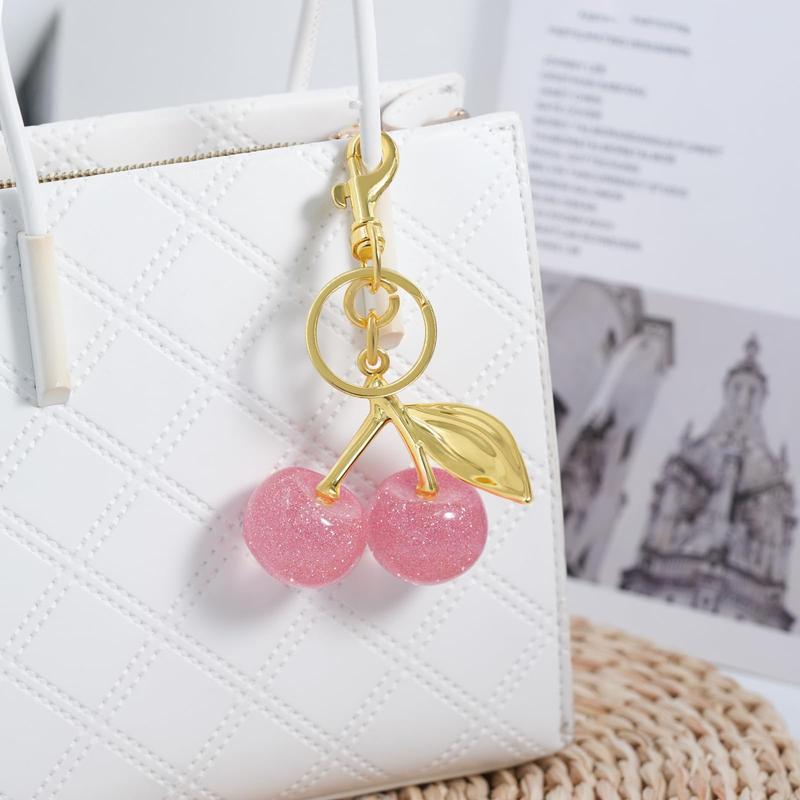 Cherry Pop Bag Charm Keychain